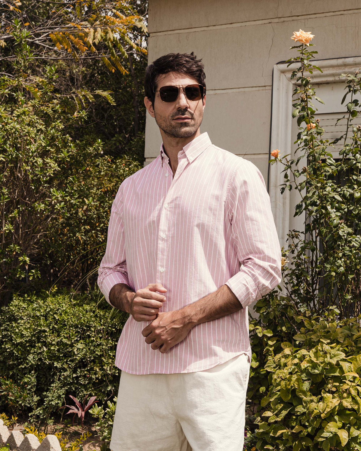 STRIPED OXFORD SHIRT