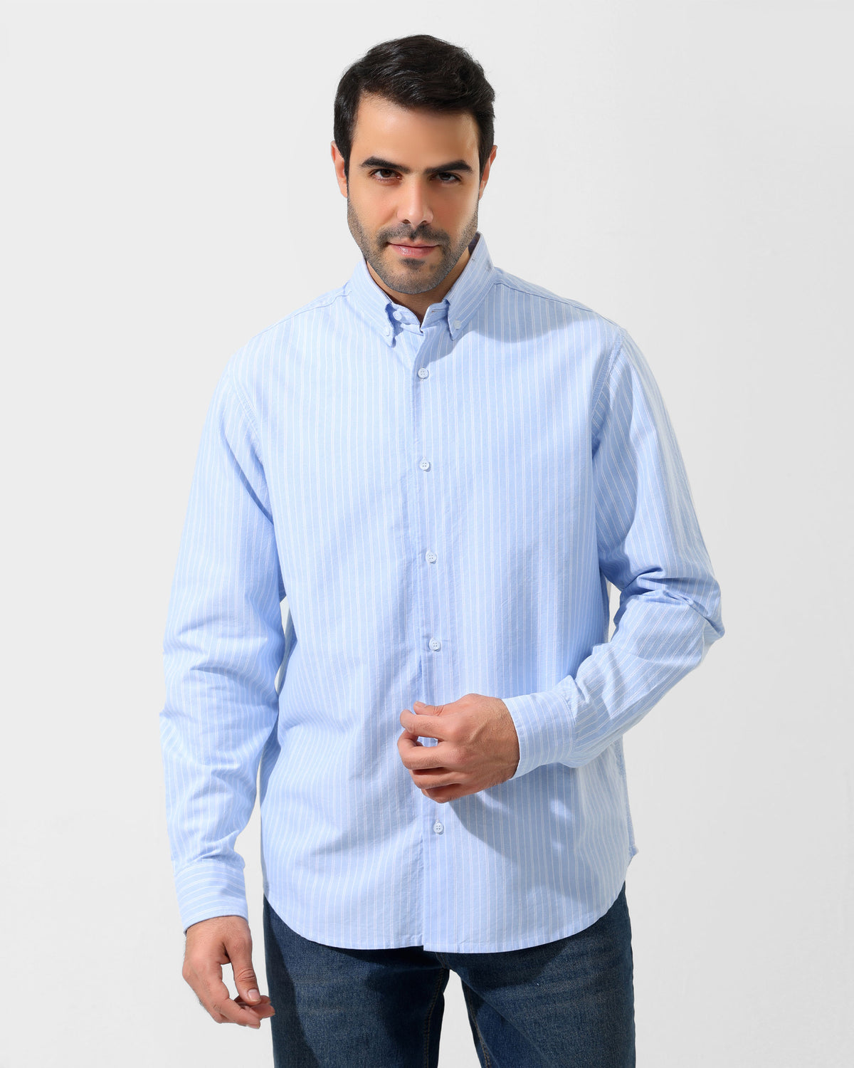 STRIPED OXFORD SHIRT