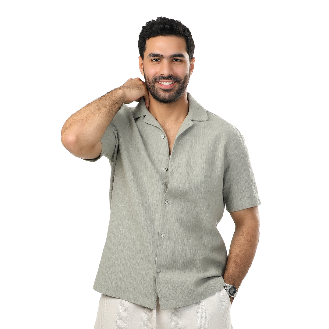 قميص كتان بقصه مريحه