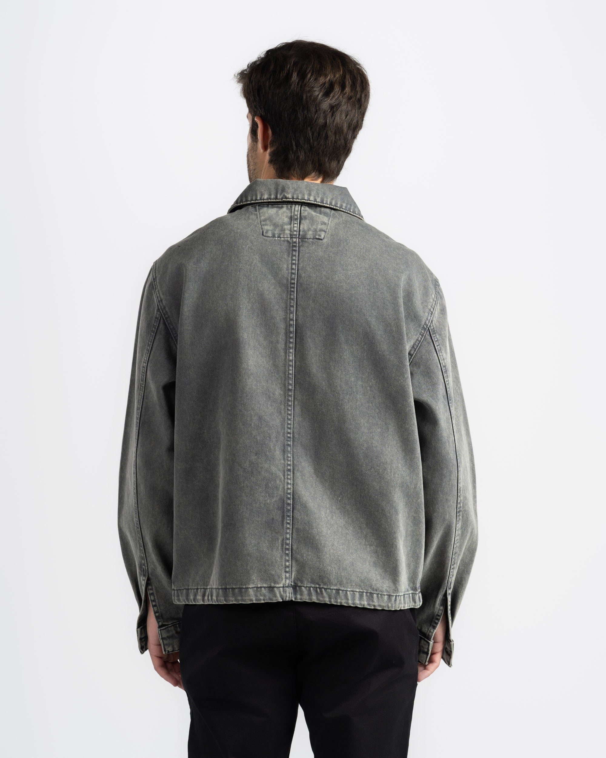 Jacket with Shirt Collar