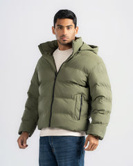 HOODED PUFFER JACKET
