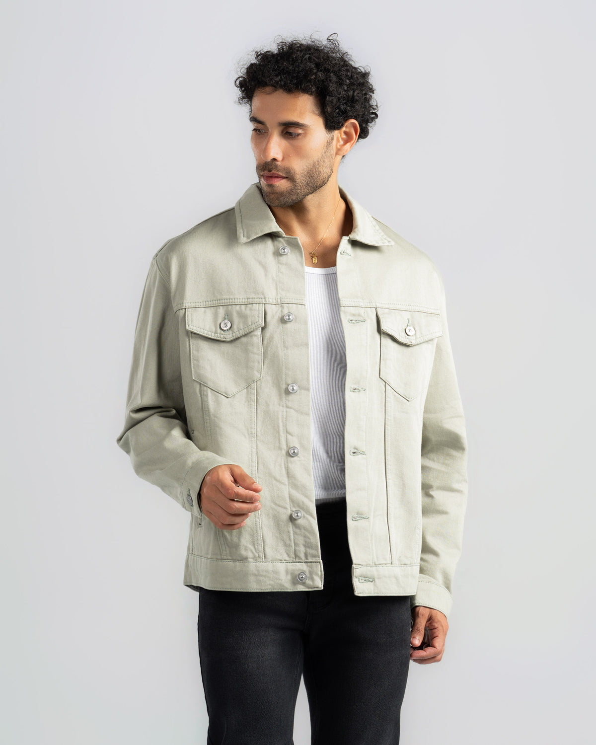 Coloured Denim Jacket