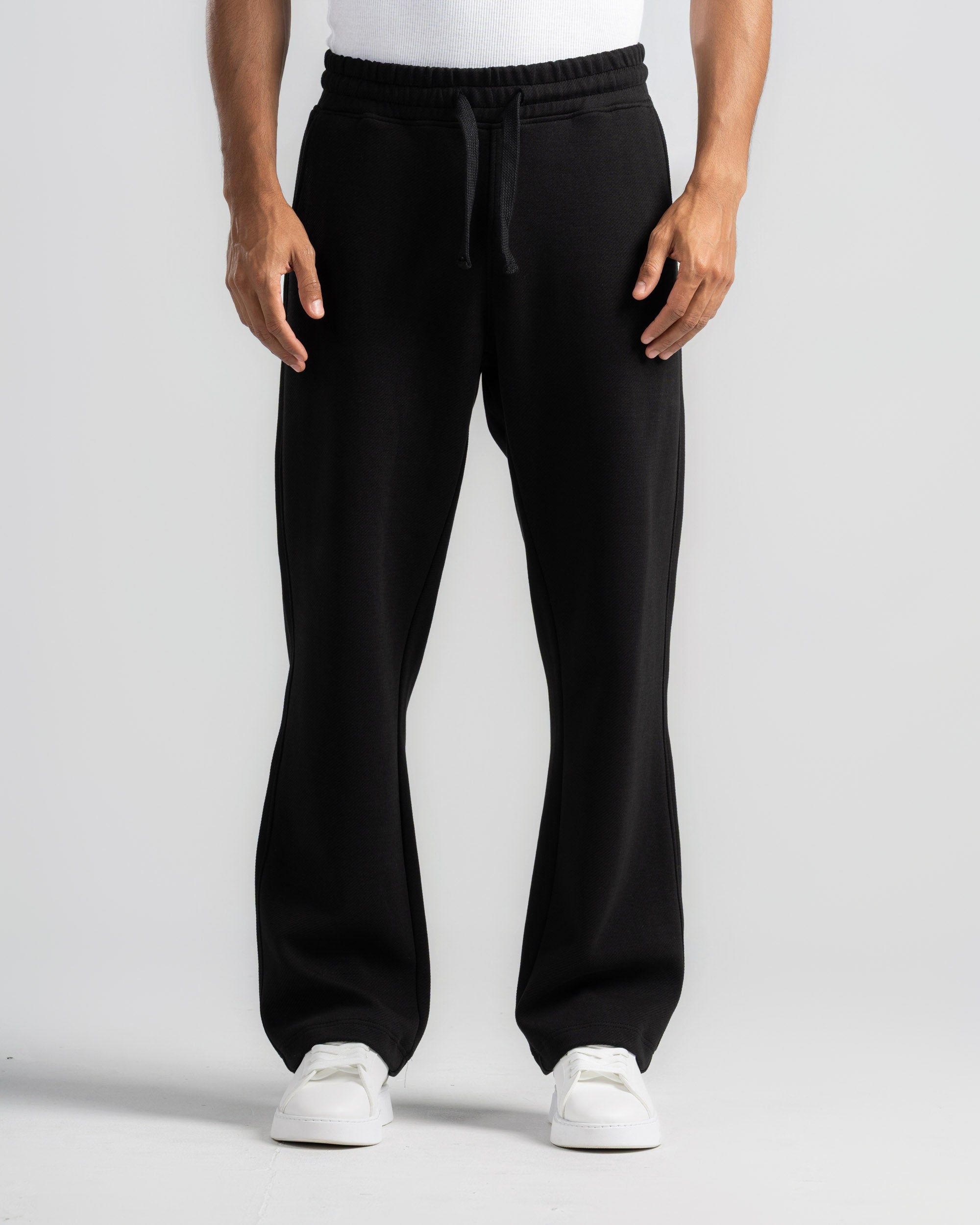WIDE LEG JOGGER TROUSERS