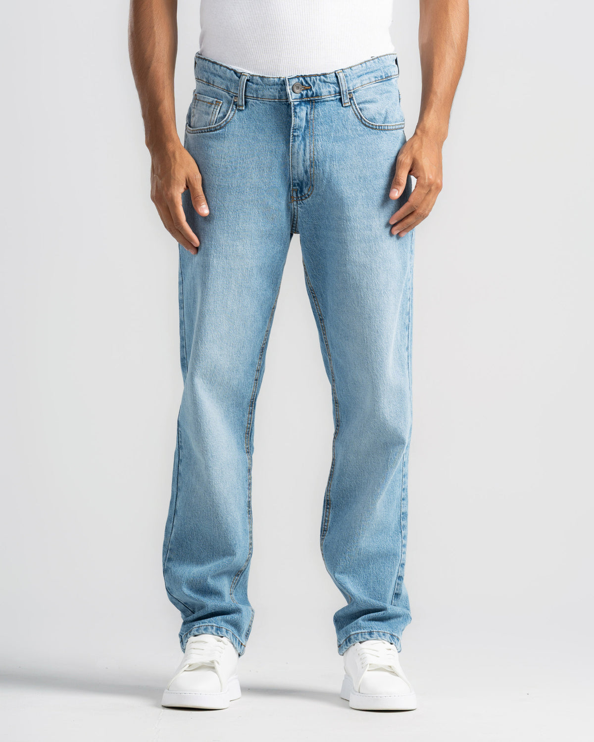 Straight Fit Denim Pants