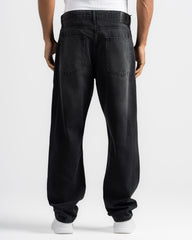 بنطلون جينز بقصه واسعه