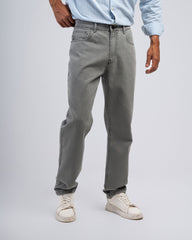 WASHED COLOUR STRAIGHT-LEG JEANS