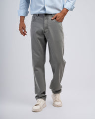 WASHED COLOUR STRAIGHT-LEG JEANS