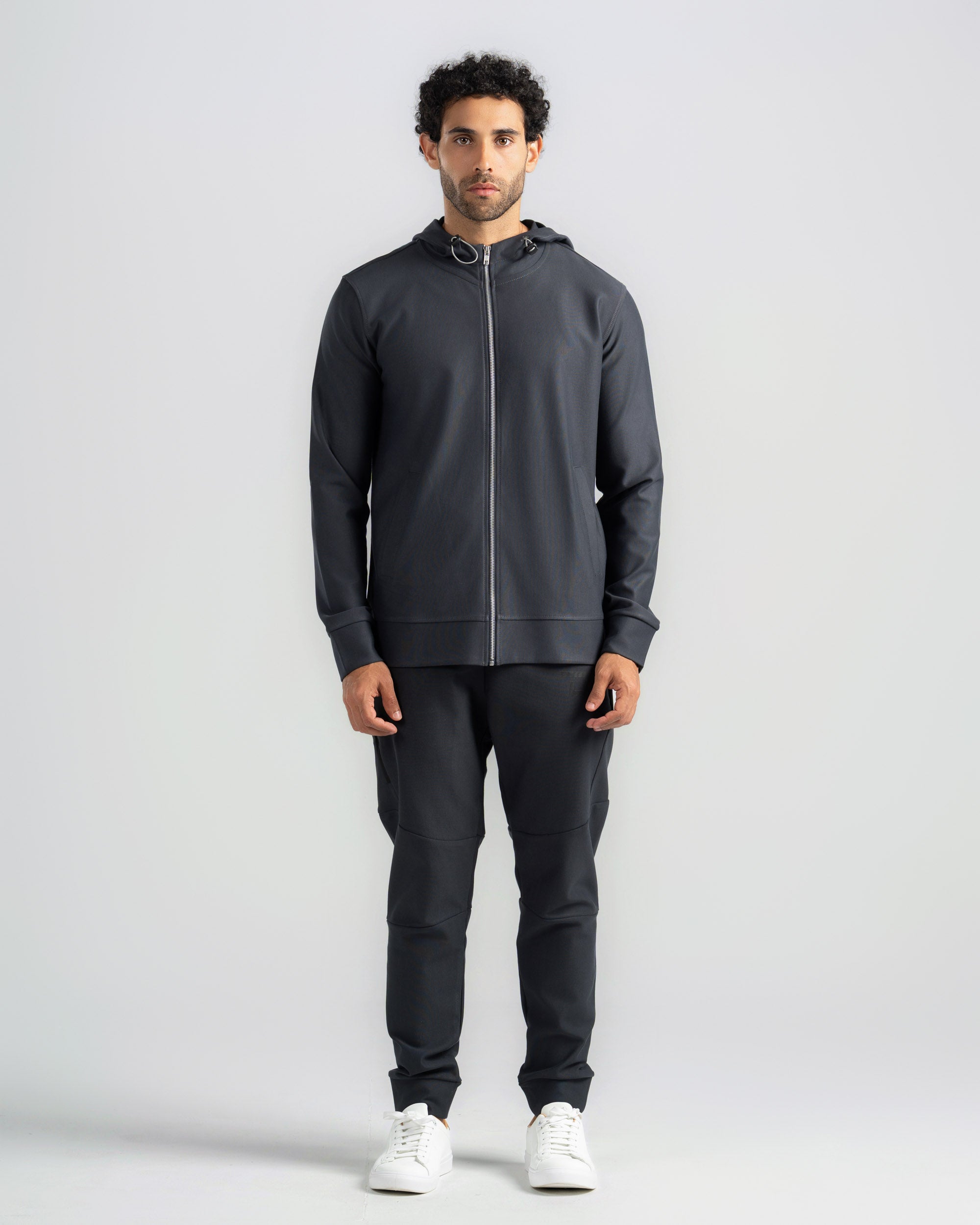 Zip-Up Hoodie-Plus Size