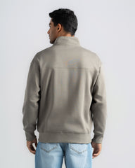BASIC QUARTER-ZIP SWEATSHIRT