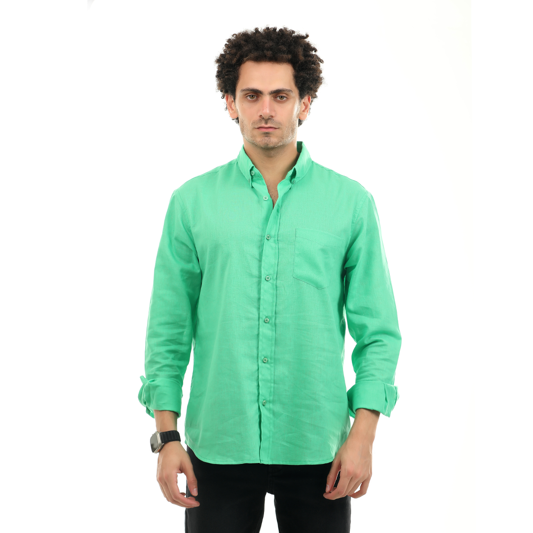 Regular Fit Linen Shirt