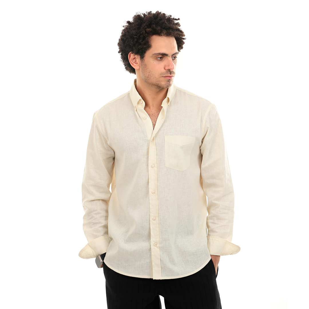 Regular Fit Linen Shirt