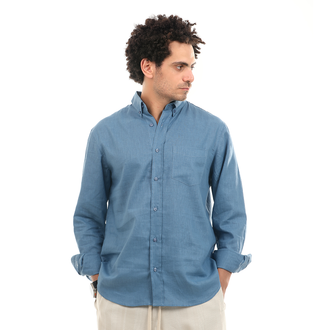 Regular Fit Linen Shirt