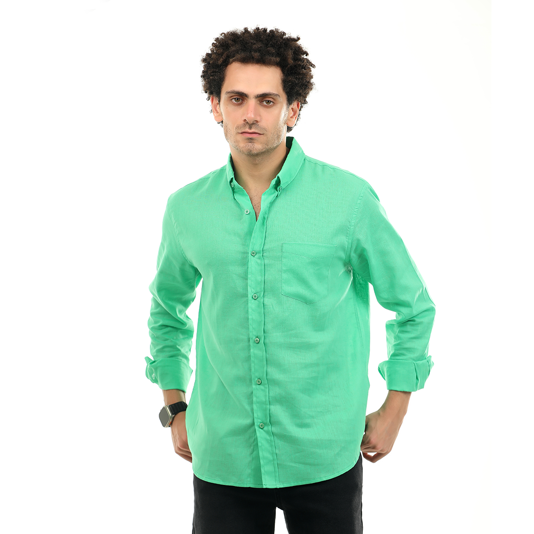 Regular Fit Linen Shirt