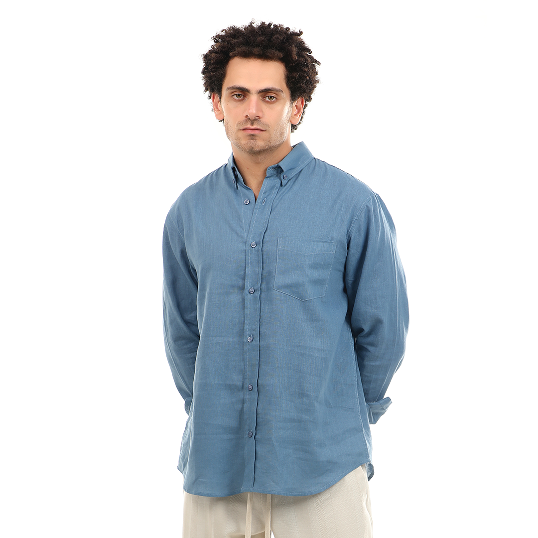 Regular Fit Linen Shirt