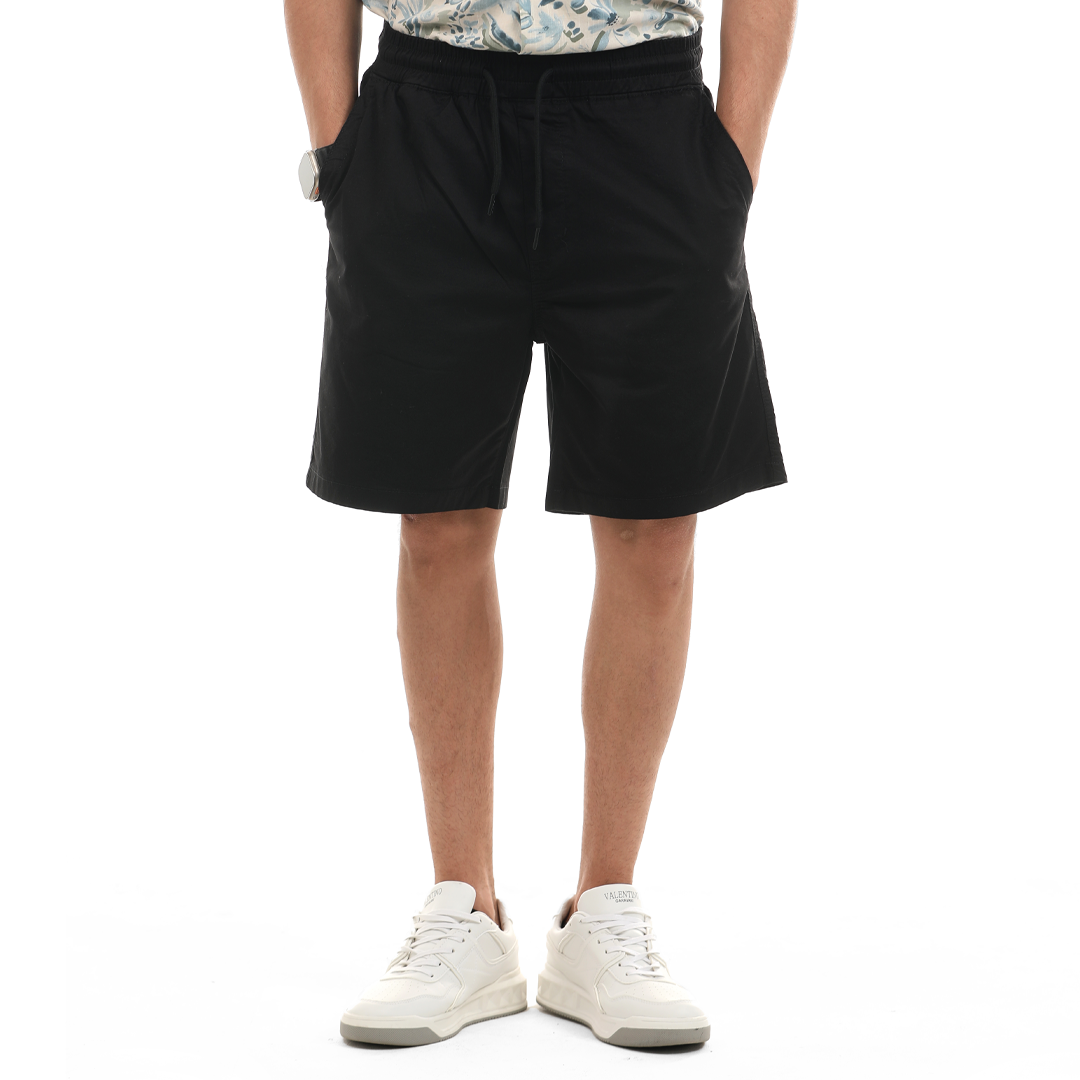 Relaxed Fit Gabardine Short