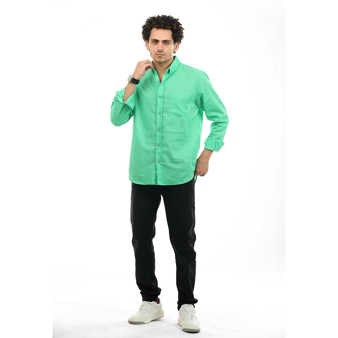 Regular Fit Linen Shirt