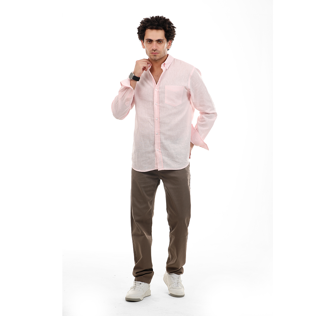 Regular Fit Linen Shirt