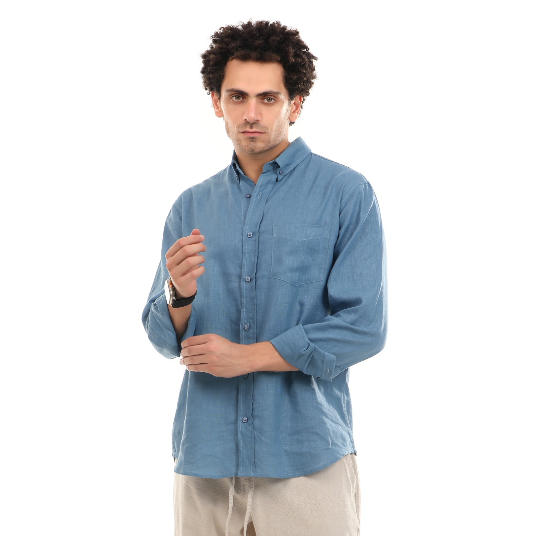 Regular Fit Linen Shirt