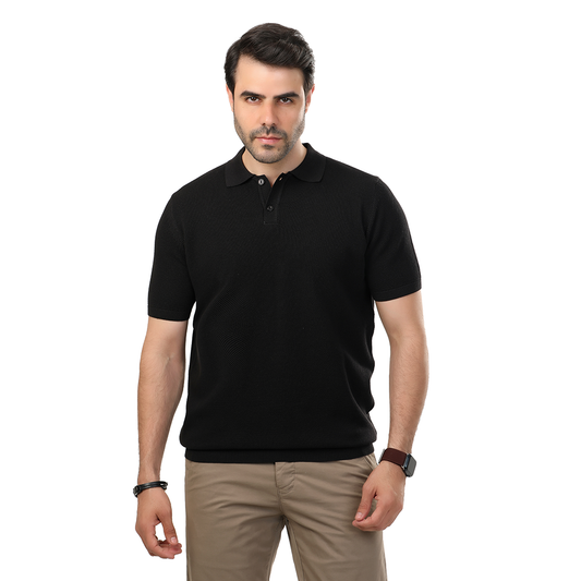 Regular Fit Knitting Polo T-Shirt