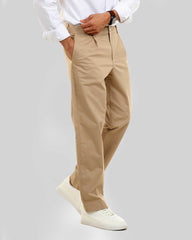 Classic Straight-Leg Chino Trousers
