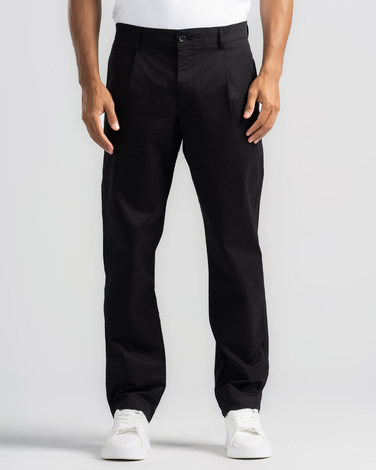 Classic Straight-Leg Chino Trousers