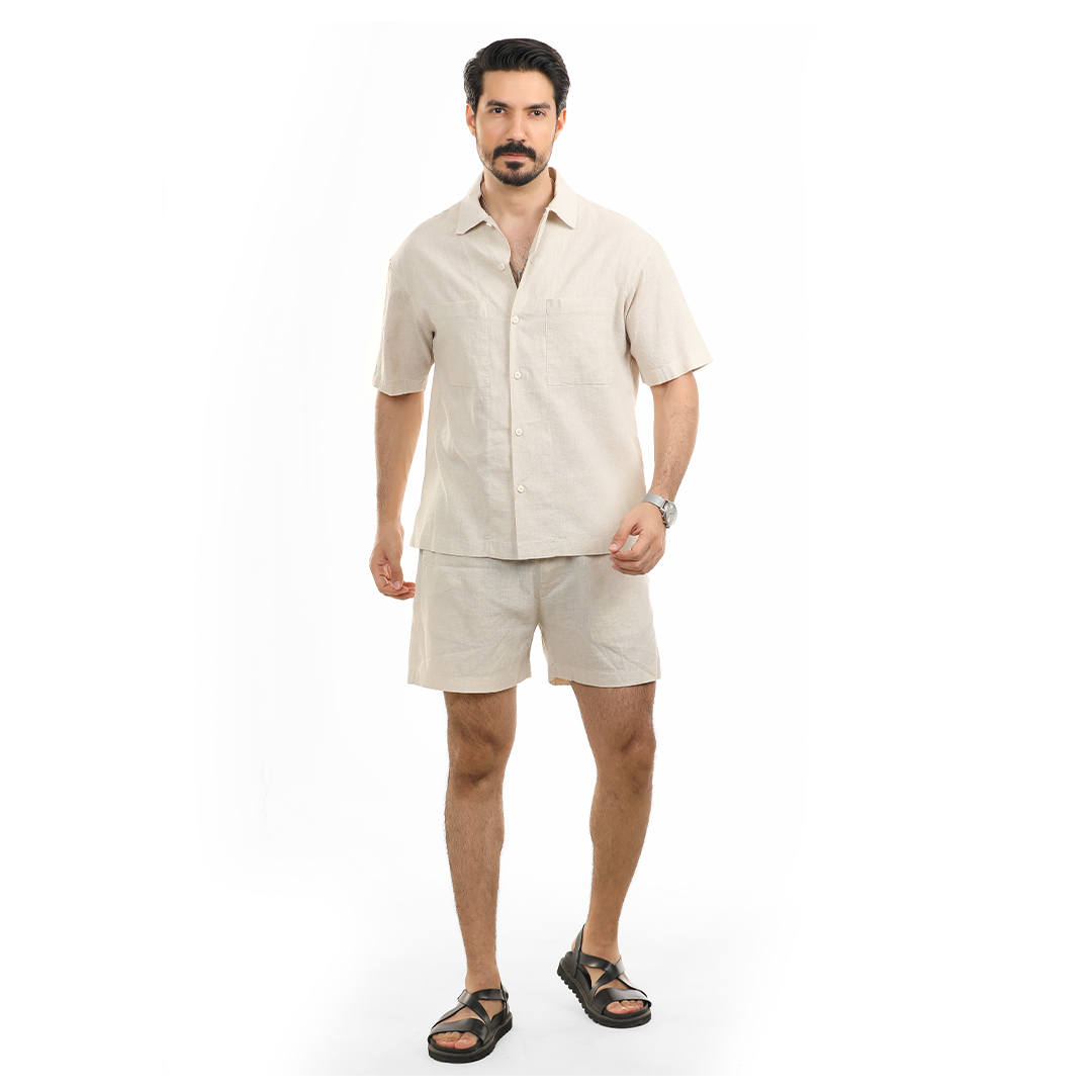 Casual Linen Blend Shirt