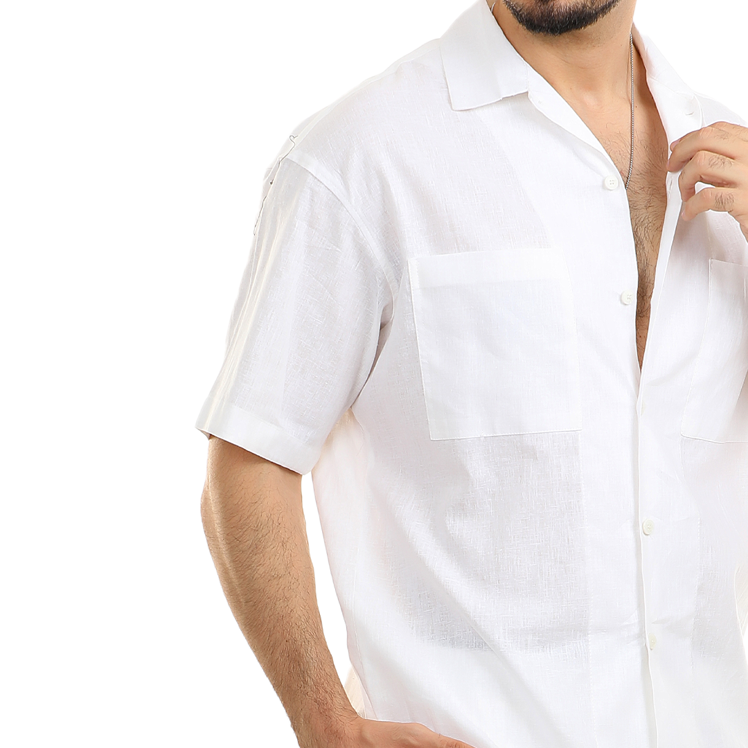 Casual Linen Blend Shirt