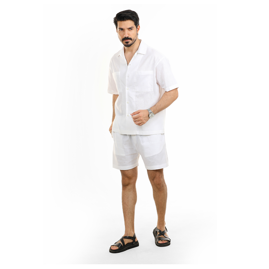 Casual Linen Blend Shirt