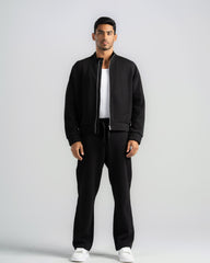 Cotton blend jacket with pockets