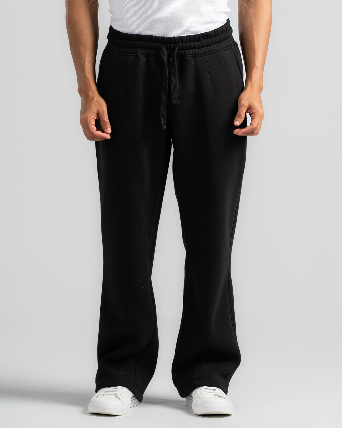 WIDE LEG JOGGER TROUSERS
