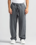 WASHED WIDE LEG JOGGER TROUSERS