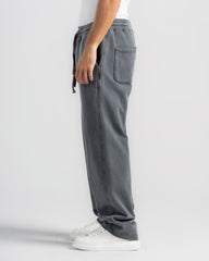 WASHED WIDE LEG JOGGER TROUSERS