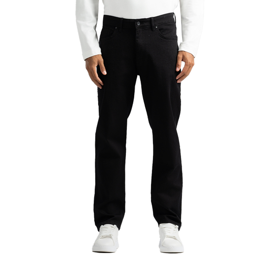 Straight Fit Gabardine Pants-5 Pocket