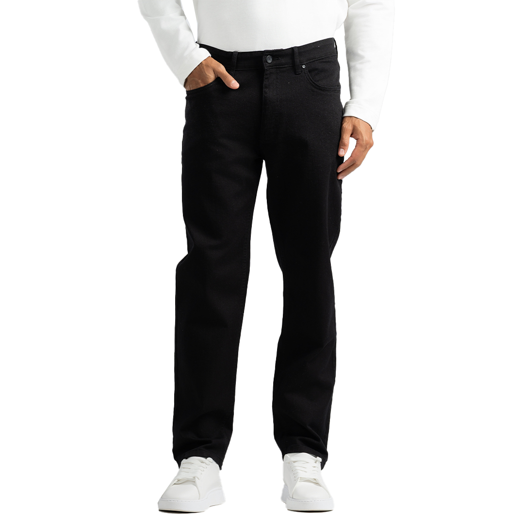 Straight Fit Gabardine Pants-5 Pocket