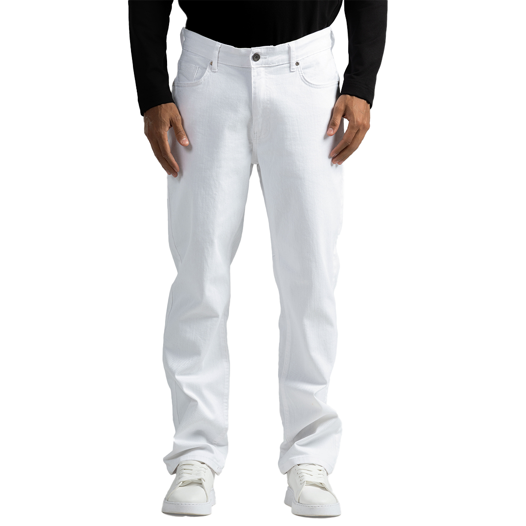 Straight Fit Gabardine Pants-5 Pocket