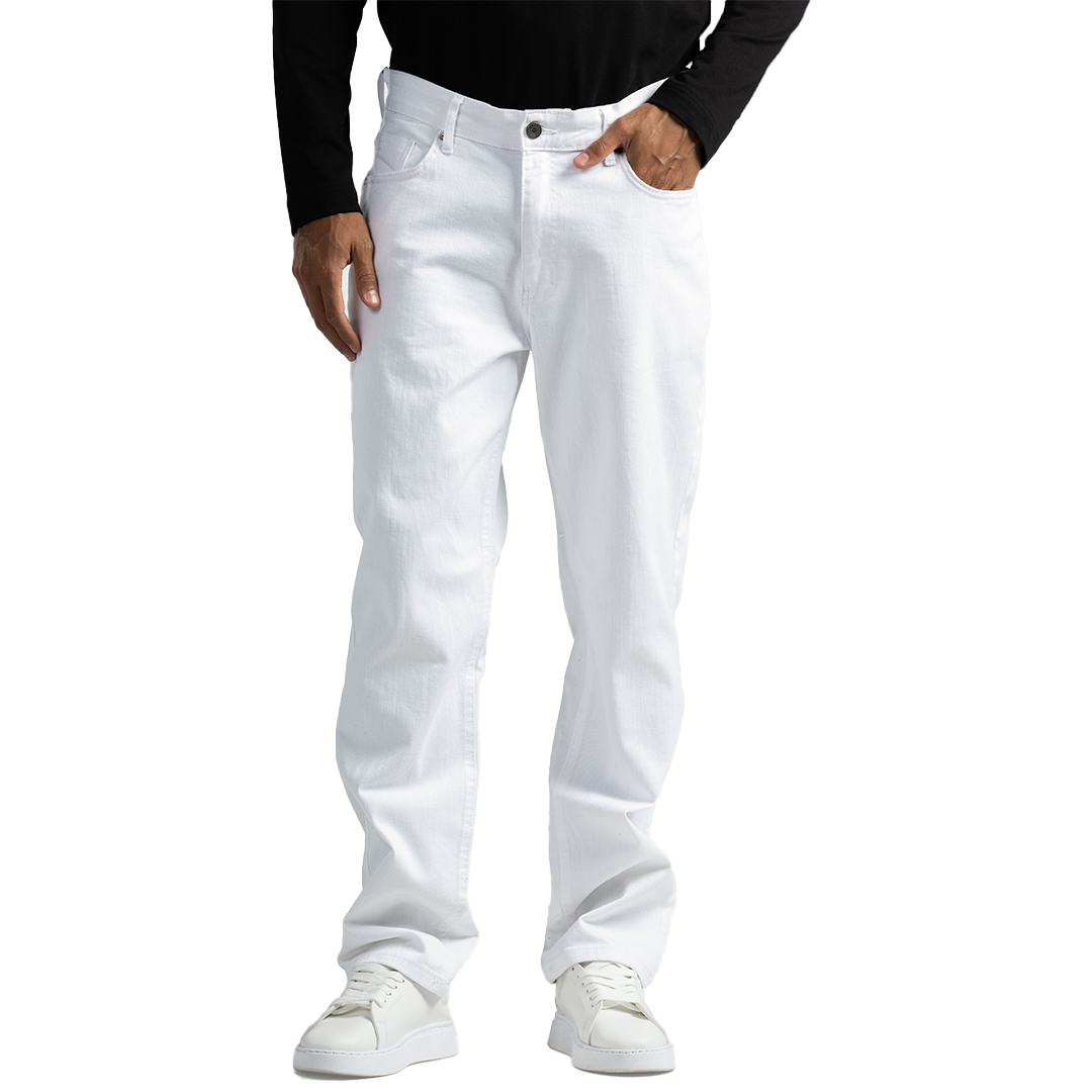 Straight Fit Gabardine Pants-5 Pocket