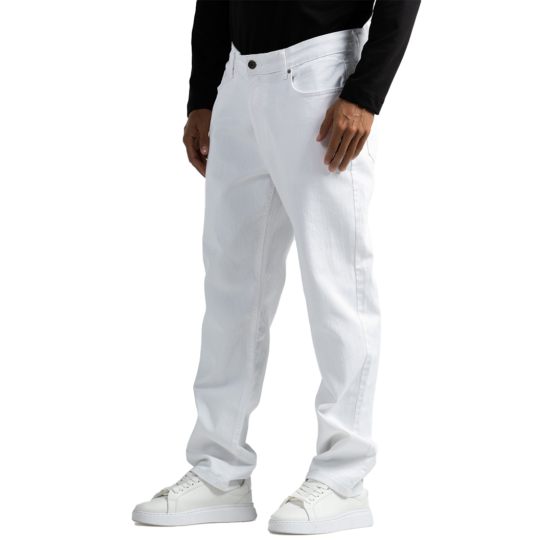 Straight Fit Gabardine Pants-5 Pocket