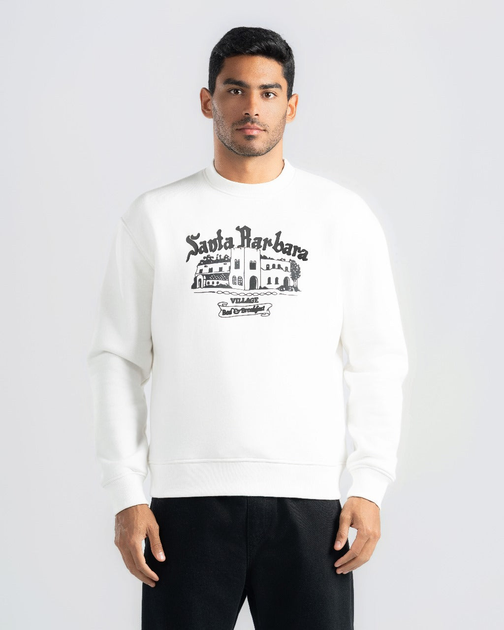 Print Crowneck Sweatshirt
