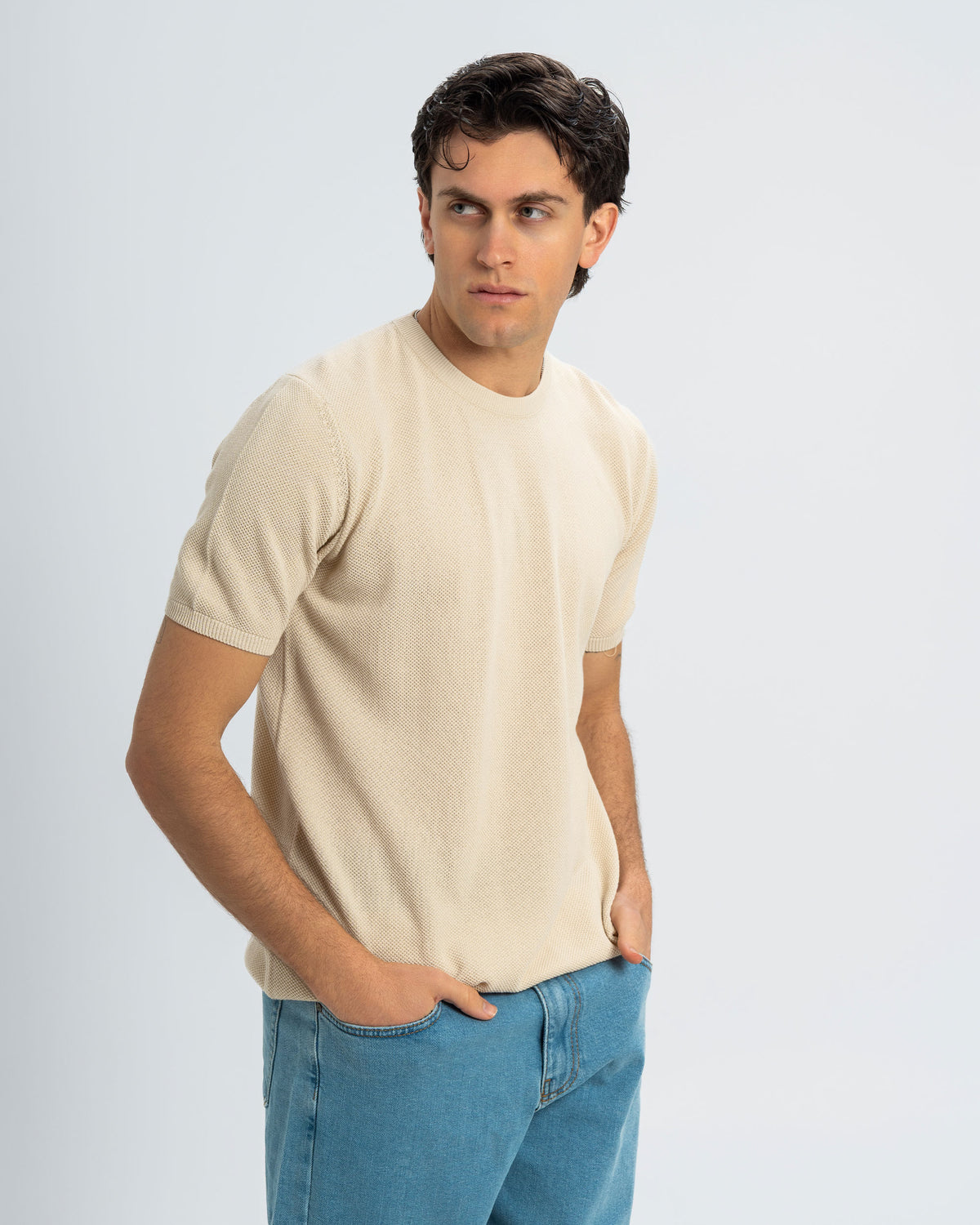 Knitted Crewneck T.shirt