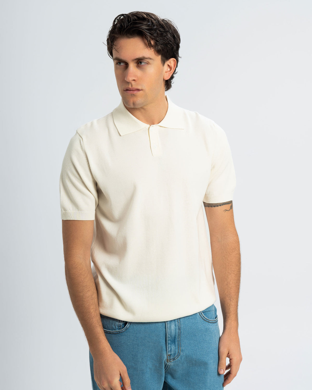 COTTON REGULAR FIT KNIT POLO SHIRT