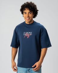 Printed Oversized Raglan T.shirt