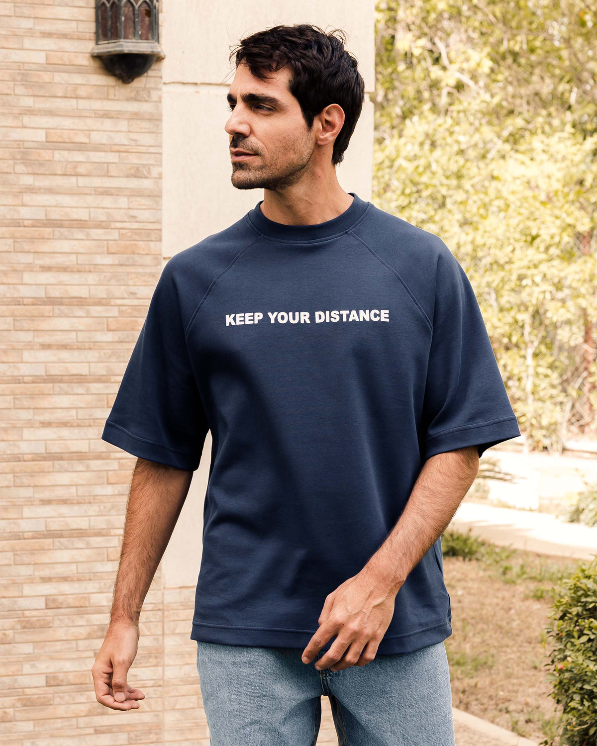Printed Oversized Raglan T.shirt
