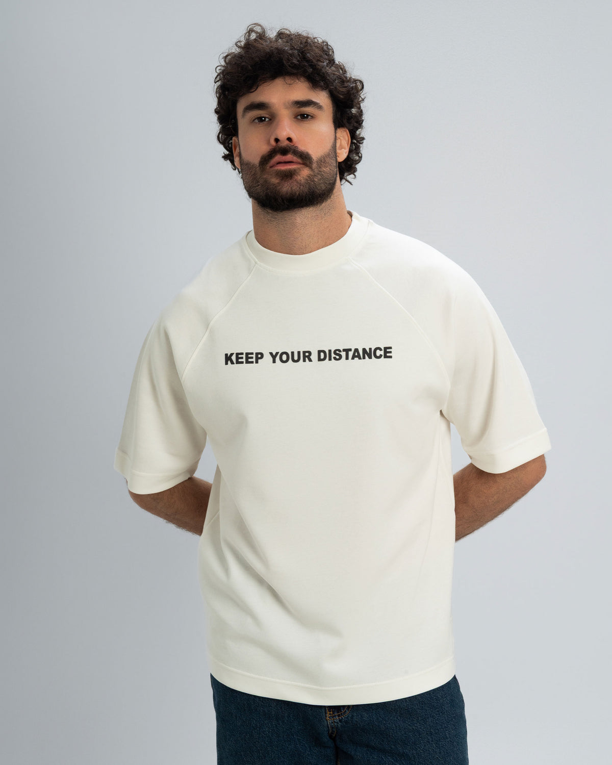 Printed Oversized Raglan T.shirt
