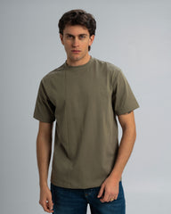 Regular Fit T.shirt with Front Seam Detail