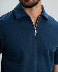 Regluar Fit Polo T.shirt With Zip