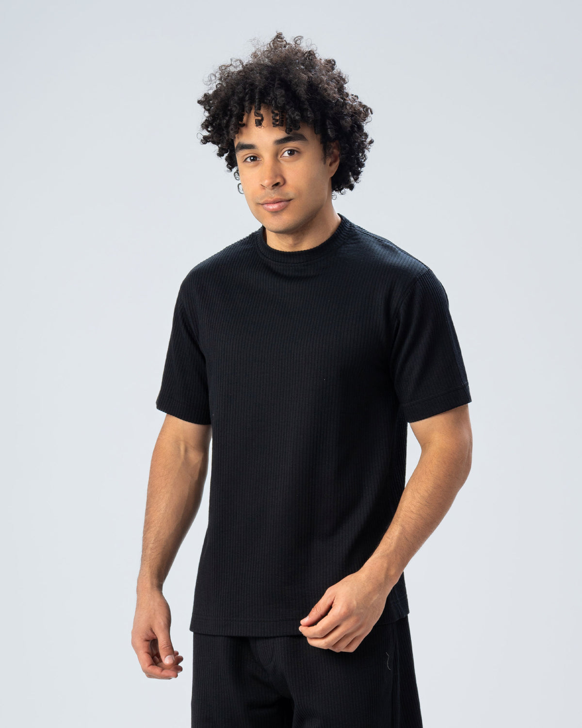 TEXTURED REGULAR FIT T.SHIRT