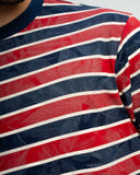 STRIPED JACQUARD T-SHIRT