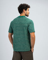 STRIPED JACQUARD T-SHIRT