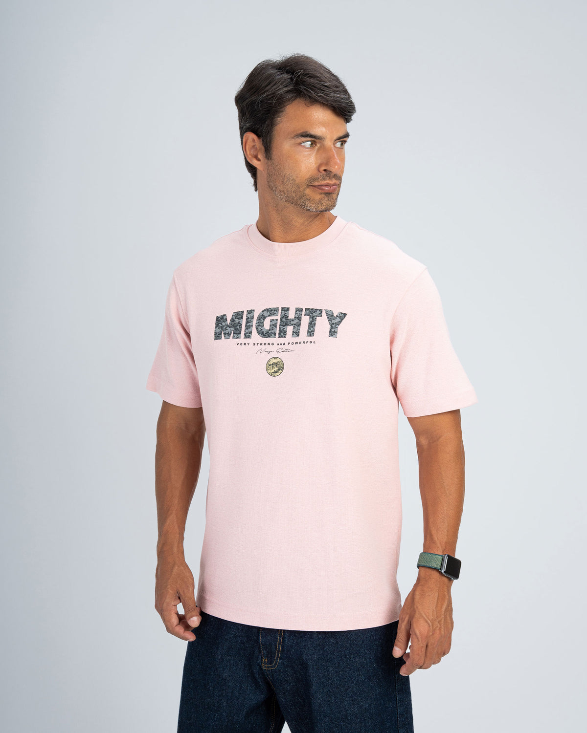 CONTRAST PRINT T-SHIRT