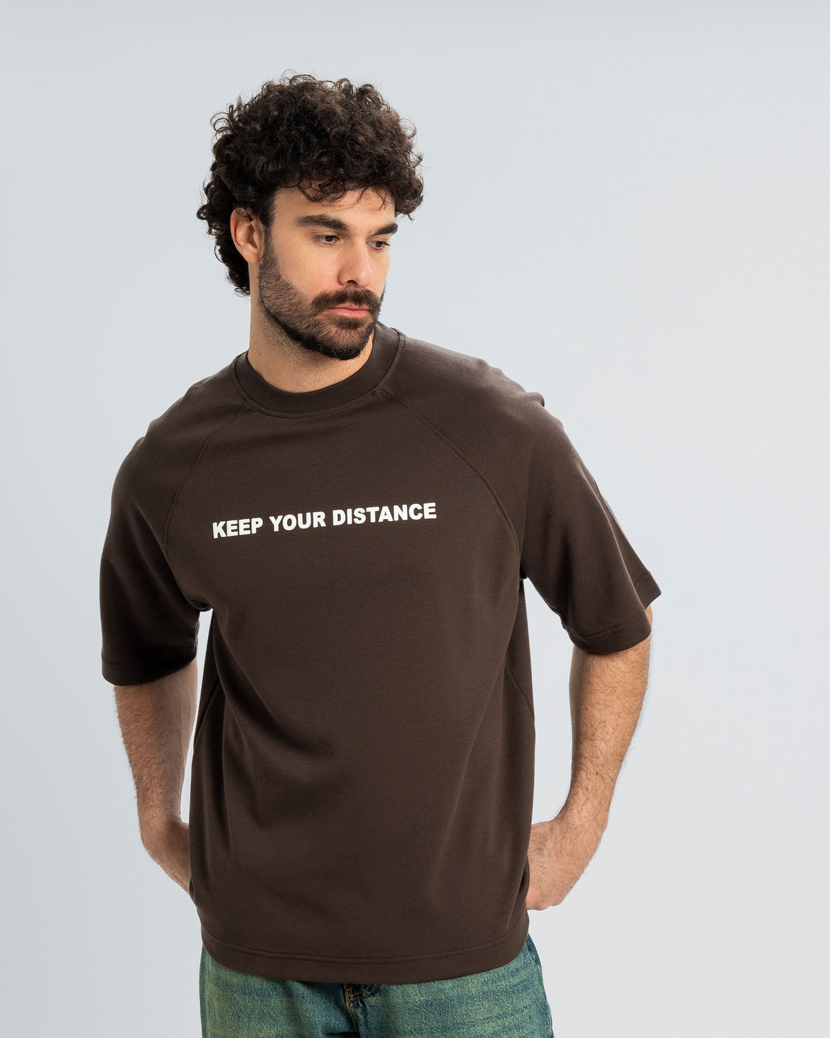 Printed Oversized Raglan T.shirt